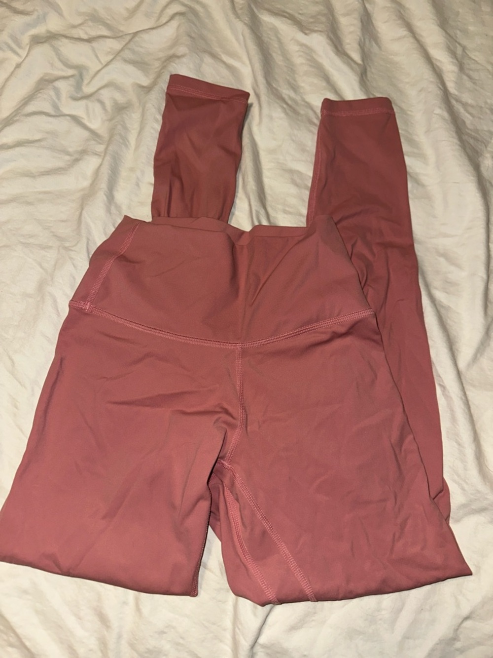 High-Waist Pink Leggings - Women